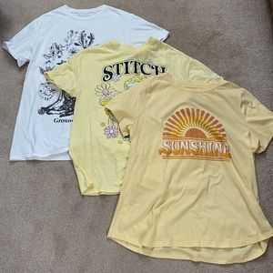 Oversized Graphic Tee bundle